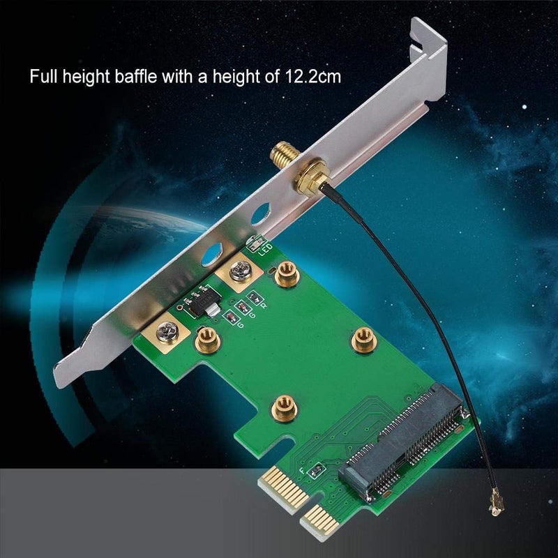 ZERONE PCIe Network Card Adapter - PCI Express to Mini PCI Express Converter for Laptops - Image 3